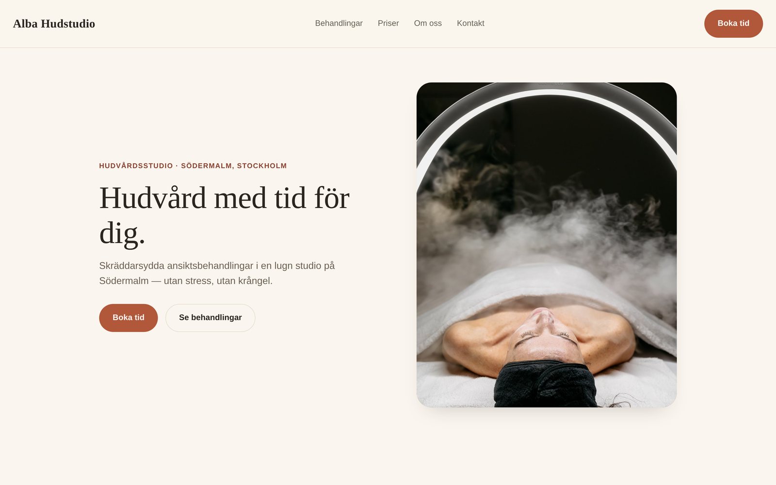 Förhandsvisning av designen 01 — Warm