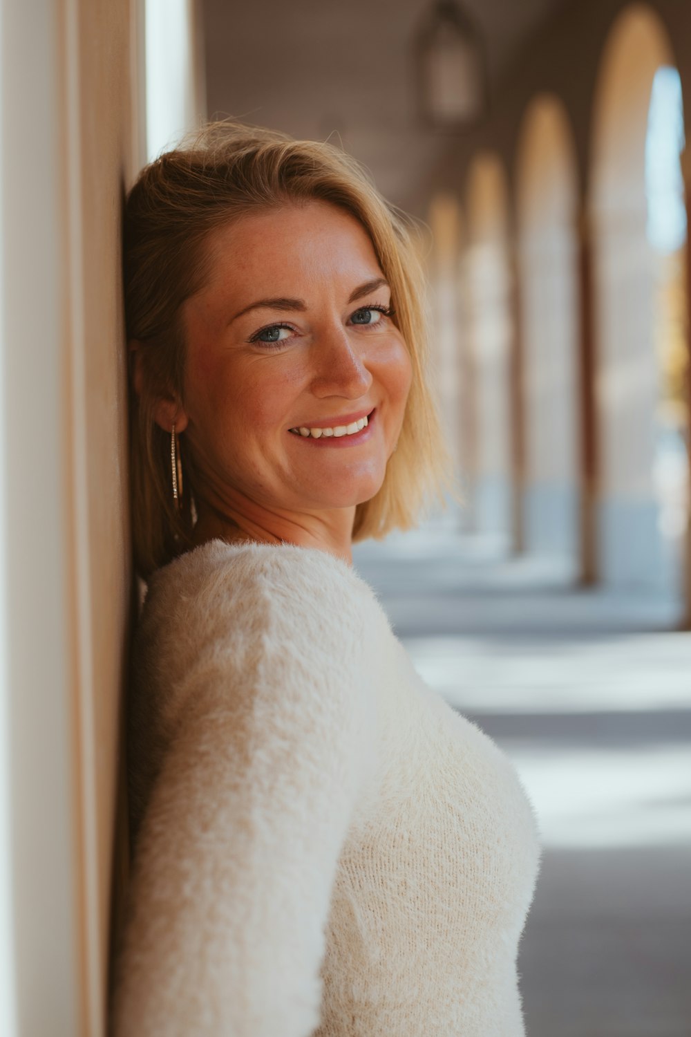 Porträtt av Elsa Berggren, massageterapeut